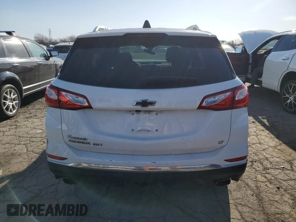 2020 Chevrolet Equinox LT with VIN 2GNAXLEX3L6184831, listed as a Copart auction lot 51007625 with 0 mi miles and Clean Title. Bid and sale history available at carsss.com. Image 6.