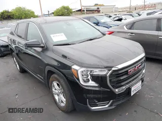 2024 GMC Terrain SLE with VIN 3GKALMEG6RL147811, listed as a IAAI auction lot 42374737 with 16,646 mi miles and . Bid and sale history available at DreamBid. Image 1.