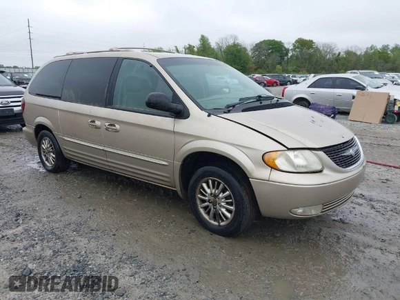2002 Chrysler Town & Country Limited with VIN 2C8GP64L22R668133, listed as a IAAI auction lot 41941464 with 203,319 mi miles. Bid and sale history available at carsss.com. Image 1.