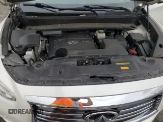2015 Infiniti QX60 with VIN 5N1AL0MN4FC508766, listed as a Copart auction lot 53473045 with 91,920 mi miles and Salvage Title. Bid and sale history available at carsss.com. Image 12.