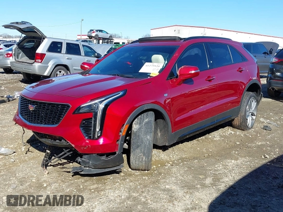 2019 Cadillac XT4 AWD Sport with VIN 1GYFZFR45KF166758, listed as a IAAI auction lot 41275920 with 78,972 mi miles. Bid and sale history available at carsss.com. Image 2.