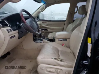 2015 Lexus LX 570 with VIN JTJHY7AX7F4184982, listed as a Copart auction lot 83942454 with 140,524 mi miles and Salvage Title. Bid and sale history available at DreamBid. Image 7.