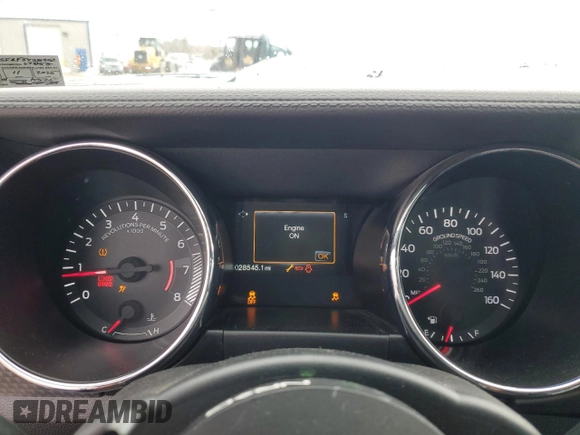 2015 Ford Mustang GT with VIN 1FA6P8CF6F5428807, listed as a Copart auction lot 44294215 with 28,545 mi miles and Clean Title. Bid and sale history available at carsss.com. Image 9.