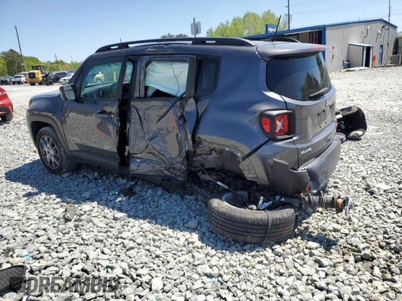 2019 Jeep Renegade Latitude z VIN ZACNJBBB3KPK72100, wystawiony jako Copart lot #53687245 z przebiegiem Nie podano mil oraz Szkoda całkowita • Salvage title. Historia ofert i sprzedaży dostępna na DreamBid. Obrazek 2.