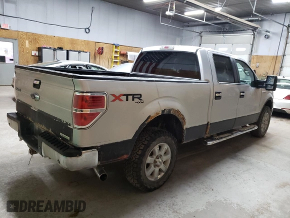 2014 Ford F-150 XL with VIN 1FTFW1ET9EKG15451, listed as a Copart auction lot 60040755 with 167,159 mi miles and Clean title. Bid and sale history available at DreamBid. Image 3.