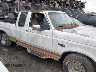 1995 Ford F-150 with VIN 1FTEX15N5SKA55739, listed as a IAAI auction lot 41222165 with 1 mi miles. Bid and sale history available at carsss.com. Image 6.