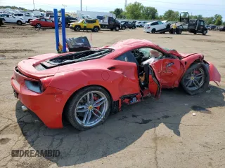 2018 Ferrari 488 z VIN ZFF79ALA0J0235841, wystawiony jako Copart lot #70033674 z przebiegiem Nie podano mil oraz Tytuł czysty. Historia ofert i sprzedaży dostępna na DreamBid. Obrazek 3.