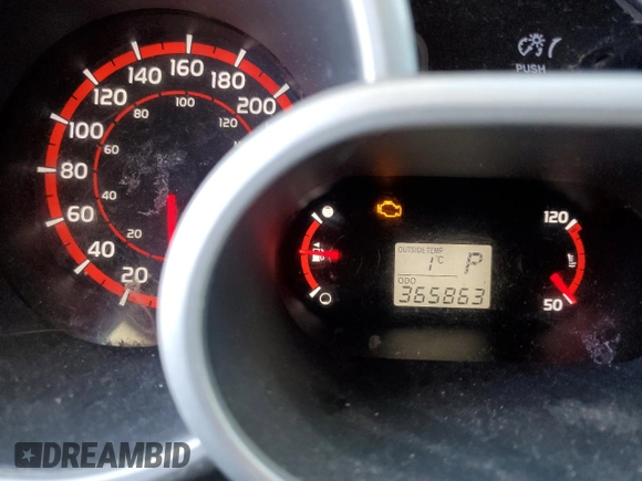 2010 Pontiac Vibe w/1SA with VIN 5Y2SP6E8XAZ412042, listed as a Copart auction lot 80751423 with 365,863 mi miles and Non Repairable. Bid and sale history available at carsss.com. Image 9.