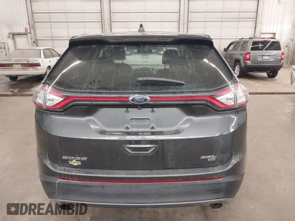 2015 Ford Edge SEL with VIN 2FMTK4J89FBB69648, listed as a IAAI auction lot 41765397 with 160,508 mi miles. Bid and sale history available at carsss.com. Image 17.