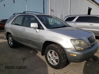 1999 Lexus RX 300 Luxury SUV with VIN JT6HF10U3X0025289, listed as a Copart auction lot 44175635 with 0 mi miles and Salvage Title. Bid and sale history available at carsss.com. Image 4.