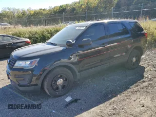 2016 Ford Utility Police Interceptor with VIN 1FM5K8AT6GGB65555, listed as a Copart auction lot 76526434 with 70,976 mi miles and Clean Title. Bid and sale history available at carsss.com. Image 1.