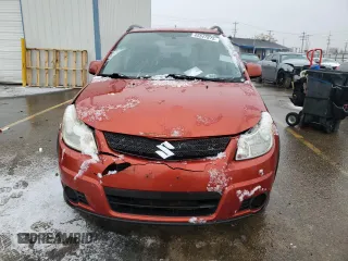 2009 Suzuki SX4 with VIN JS2YB413495103036, listed as a Copart auction lot 45547875 with 135,090 mi miles and Salvage Title. Bid and sale history available at carsss.com. Image 5.