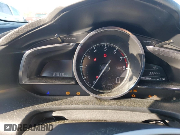 2017 Mazda 3 Grand Touring with VIN JM1BN1M30H1149700, listed as a Copart auction lot 52394665 with 87,688 mi miles and Salvage Title. Bid and sale history available at DreamBid. Image 9.