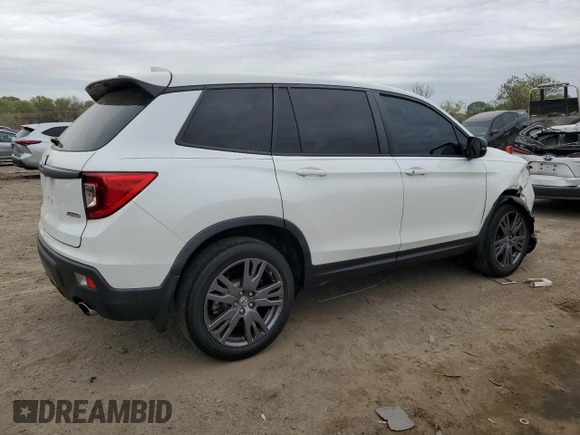 2021 Honda Passport EX-L с VIN 5FNYF8H57MB007146, выставлен на аукционе Copart как лот 53624695 с пробегом 36 266 миль миль и Списание • Salvage title. История ставок и продаж доступна на DreamBid. Изображение 3.