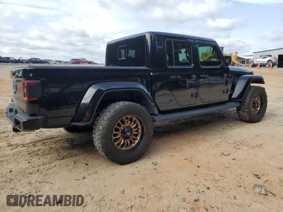 2021 Jeep Gladiator High Altitude with VIN 1C6HJTFGXML570864, listed as a Copart auction lot 56964975 with 67,538 mi miles and Salvage title. Bid and sale history available at DreamBid. Image 3.