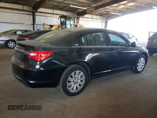 2014 Chrysler 200 LX with VIN 1C3CCBAB1EN213599, listed as a Copart auction lot 46663535 with 86,829 mi miles and Clean Title. Bid and sale history available at DreamBid. Image 3.