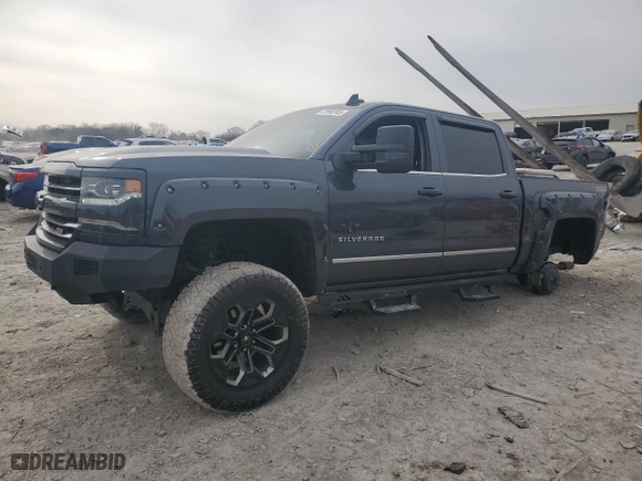 2017 Chevrolet Silverado 1500 LTZ with VIN 3GCUKSEJ3HG415362, listed as a Copart auction lot 47998345 with 142,987 mi miles and Salvage Title. Bid and sale history available at carsss.com. Image 1.