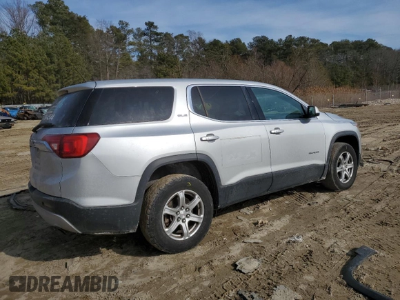 2017 GMC Acadia SLE with VIN 1GKKNKLA1HZ286270, listed as a Copart auction lot 43014505 with 87,099 mi miles and Salvage Title. Bid and sale history available at DreamBid. Image 3.
