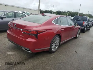 2024 Lexus LS with VIN JTHD51FF8R5019933, listed as a Copart auction lot 75070374 with 0 mi miles and Salvage Title. Bid and sale history available at carsss.com. Image 3.