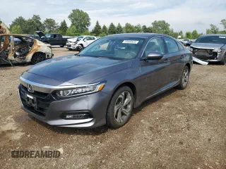 2018 Honda Accord EX with VIN 1HGCV1F47JA121264, listed as a Copart auction lot 59400525 with 54,753 mi miles and Salvage title. Bid and sale history available at DreamBid. Image 1.