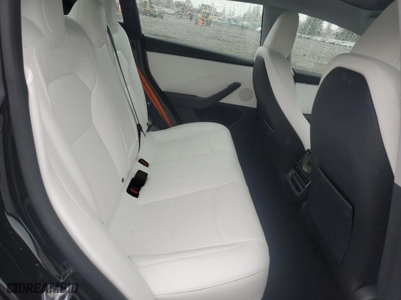 2025 Tesla Model 3 Long Range with VIN 5YJ3E1EA6SF896623, listed as a Copart auction lot 46367275 with 499 mi miles and Salvage Title. Bid and sale history available at carsss.com. Image 10.