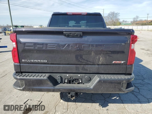 2024 Chevrolet Silverado 1500 RST with VIN 3GCPDEEK6RG198330, listed as a Copart auction lot 50710055 with 17,018 mi miles and Clean Title. Bid and sale history available at carsss.com. Image 6.