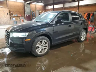 2017 Audi Q3 Premium z VIN WA1ECCFS7HR011053, wystawiony jako Copart lot #50505645 z przebiegiem 78 842 mil mil oraz Szkoda całkowita • Salvage title. Historia ofert i sprzedaży dostępna na DreamBid. Obrazek 1.