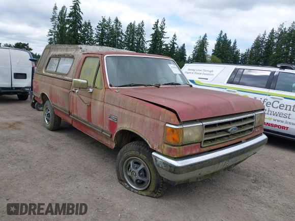 1990 Ford F-150 z VIN 1FTEF14N1LPA97317, wystawiony jako IAAI lot #42390606 z przebiegiem 88 109 mil mil oraz . Historia ofert i sprzedaży dostępna na DreamBid. Obrazek 1.