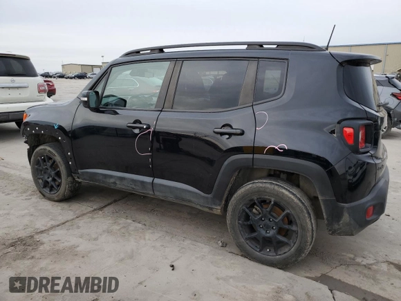 2020 Jeep Renegade Latitude with VIN ZACNJBBB3LPM07156, listed as a Copart auction lot 47897465 with 43,988 mi miles and Salvage title. Bid and sale history available at DreamBid. Image 2.