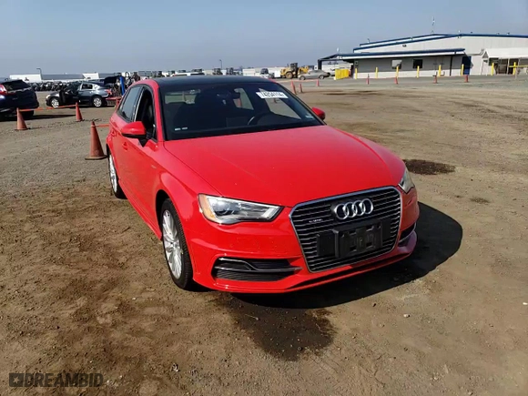 2016 Audi A3 e-tron Premium with VIN WAUUPBFF7GA163704, listed as a Copart auction lot 74254114 with 33,127 mi miles and Salvage Title. Bid and sale history available at carsss.com. Image 10.