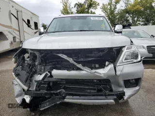 2018 Nissan Armada SV with VIN JN8AY2NC0J9558282, listed as a Copart auction lot 68261684 with 139,668 mi miles and Salvage Title. Bid and sale history available at carsss.com. Image 5.
