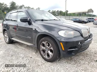 2011 BMW X5 50i with VIN 5UXZV8C52BL419028, listed as a Copart auction lot 59870505 with 126,666 mi miles and Salvage title. Bid and sale history available at DreamBid. Image 4.