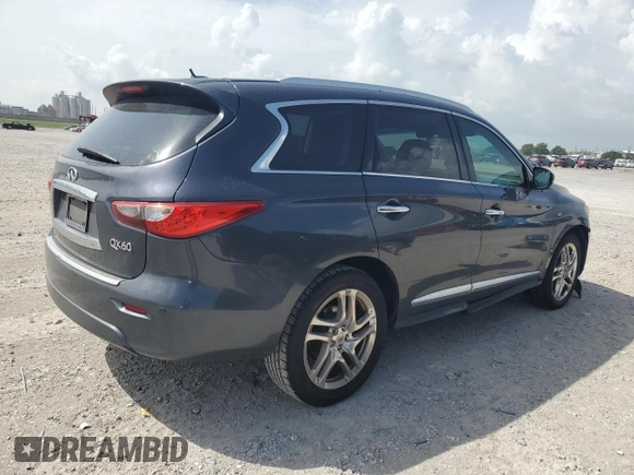 2014 Infiniti QX60 z VIN 5N1AL0MN9EC525769, wystawiony jako Copart lot #62392165 z przebiegiem 196 059 mil mil oraz Szkoda całkowita • Salvage title. Historia ofert i sprzedaży dostępna na DreamBid. Obrazek 3.