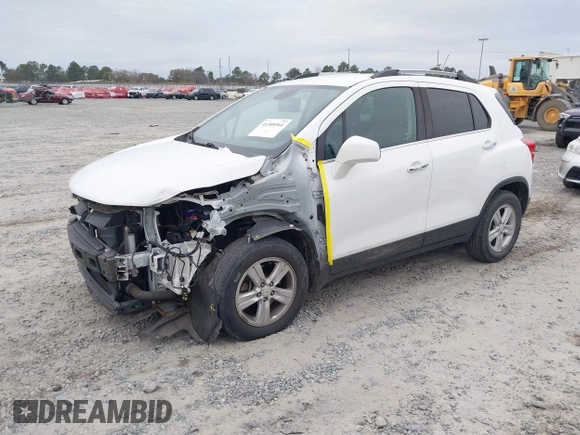2017 Chevrolet Trax LT with VIN KL7CJLSB9HB217313, listed as a IAAI auction lot 41309364 with 90,460 mi miles. Bid and sale history available at carsss.com. Image 18.