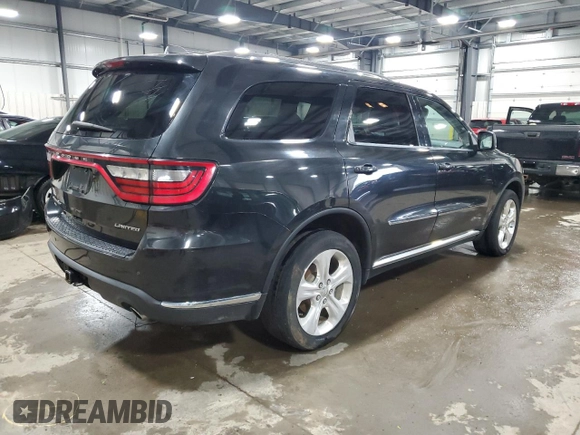 2014 Dodge Durango Limited z VIN 1C4RDJDGXEC524805, wystawiony jako Copart lot #56888865 z przebiegiem 253 506 mil mil oraz Szkoda całkowita • Salvage title. Historia ofert i sprzedaży dostępna na DreamBid. Obrazek 3.