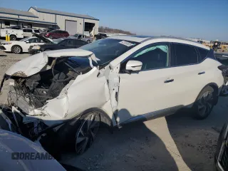 2019 Nissan Murano Platinum z VIN 5N1AZ2MSXKN131763, wystawiony jako Copart lot #42634805 z przebiegiem Nie podano mil oraz Szkoda całkowita • Salvage title. Historia ofert i sprzedaży dostępna na DreamBid. Obrazek 1.
