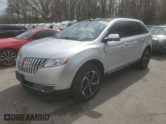 2014 Lincoln MKX with VIN 2LMDJ6JK3EBL07783, listed as a Copart auction lot 53262235 with 57,923 mi miles and Salvage Title. Bid and sale history available at DreamBid. Image 1.