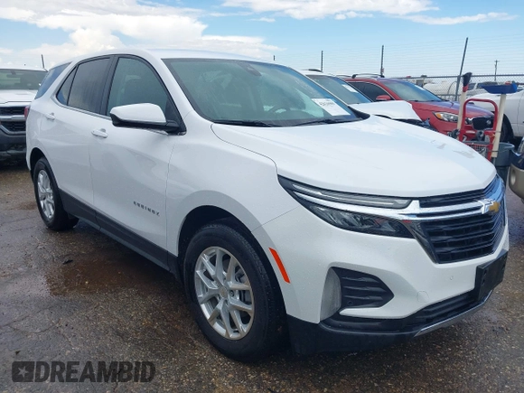 2024 Chevrolet Equinox LT with VIN 3GNAXKEG3RL323001, listed as a IAAI auction lot 42626909 with 31,944 mi miles and . Bid and sale history available at DreamBid. Image 1.