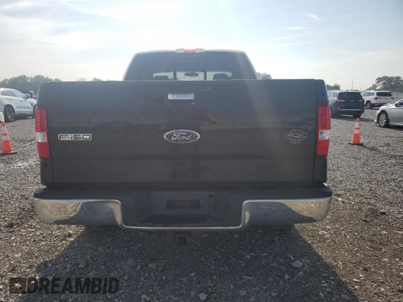 2005 Ford F-150 XLT with VIN 1FTPX14505FB58865, listed as a Copart auction lot 65564935 with 153,778 mi miles and Clean title. Bid and sale history available at DreamBid. Image 6.