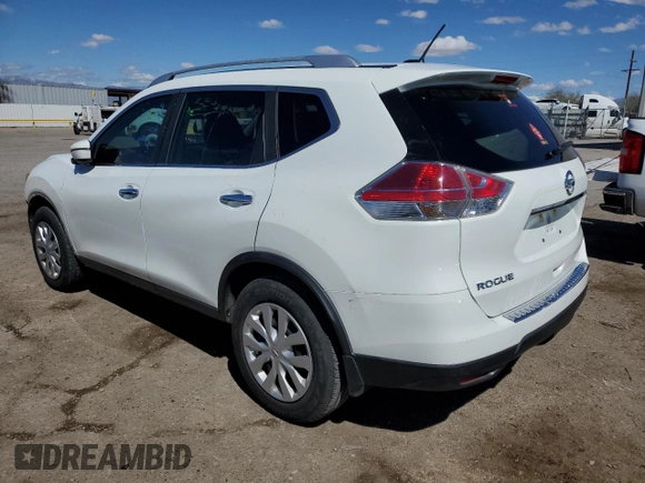 2016 Nissan Rogue S with VIN KNMAT2MT6GP593795, listed as a Copart auction lot 48928495 with 198,986 mi miles and Salvage Title. Bid and sale history available at carsss.com. Image 2.