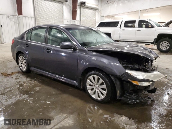 2011 Subaru Legacy Limited with VIN 4S3BMCJ61B3254061, listed as a Copart auction lot 85349924 with 127,016 mi miles and Salvage title. Bid and sale history available at DreamBid. Image 4.