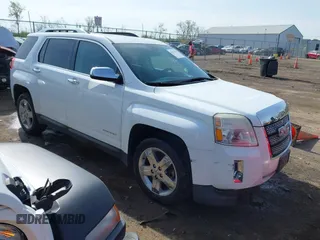 2011 GMC Terrain SLT-2 with VIN 2CTALWEC1B6461112, listed as a IAAI auction lot 42091529 with 142,224 mi miles and . Bid and sale history available at carsss.com. Image 1.