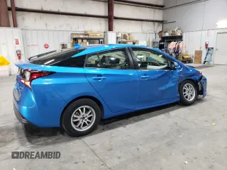 2020 Toyota Prius LE with VIN JTDL9RFU9L3019067, listed as a Copart auction lot 76759424 with 58,028 mi miles and Salvage Title. Bid and sale history available at DreamBid. Image 3.