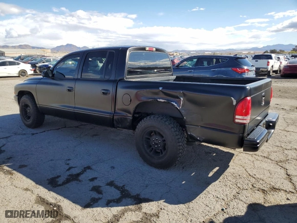 2000 Dodge Dakota Sport with VIN 1B7GL2AXXYS723142, listed as a Copart auction lot 48067275 with 186,690 mi miles and Salvage Title. Bid and sale history available at carsss.com. Image 2.