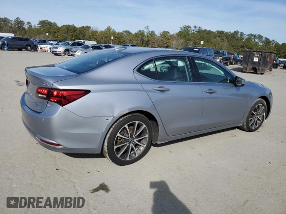 2015 Acura TLX V6 Advance with VIN 19UUB2F79FA017234, listed as a Copart auction lot 42400895 with 104,591 mi miles and Salvage Title. Bid and sale history available at carsss.com. Image 3.