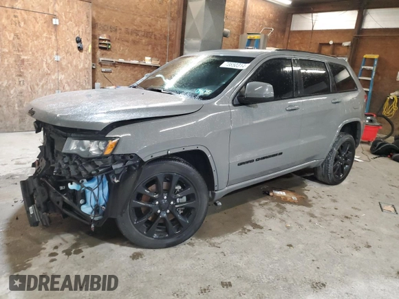 2022 Jeep Grand Cherokee WK Laredo X with VIN 1C4RJFAG4NC124782, listed as a Copart auction lot 73650314 with 35,710 mi miles and Salvage Title. Bid and sale history available at carsss.com. Image 1.