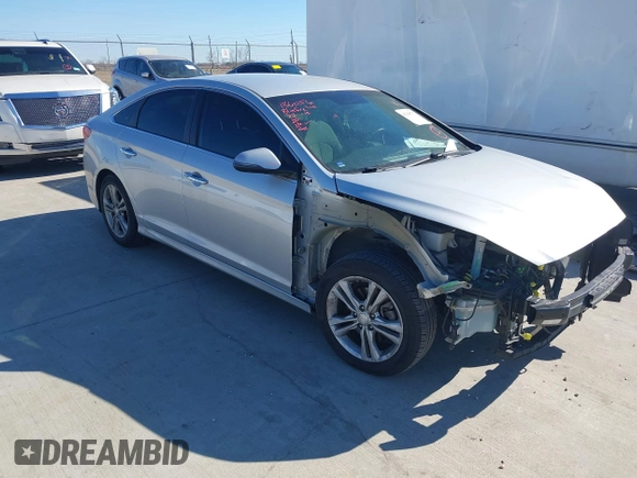 2018 Hyundai Sonata SEL with VIN 5NPE34AF7JH612059, listed as a IAAI auction lot 41360737 with 202,247 mi miles and . Bid and sale history available at DreamBid. Image 1.