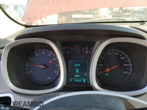 2010 Chevrolet Equinox LT w/2LT with VIN 2CNFLPEY0A6374783, listed as a Copart auction lot 82137894 with 206,590 mi miles and Salvage Title. Bid and sale history available at carsss.com. Image 9.