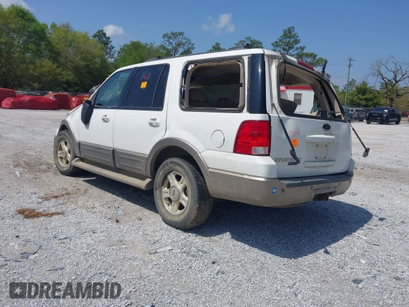 2003 Ford Expedition Eddie Bauer with VIN 1FMFU18LX3LC55692, listed as a IAAI auction lot 41913797 with 343,780 mi miles. Bid and sale history available at carsss.com. Image 3.