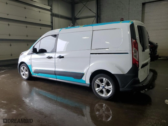 2018 Ford Transit Connect Van XL with VIN NM0LS7E77J1348151, listed as a Copart auction lot 47946565 with 163,945 mi miles and Salvage Title. Bid and sale history available at carsss.com. Image 2.